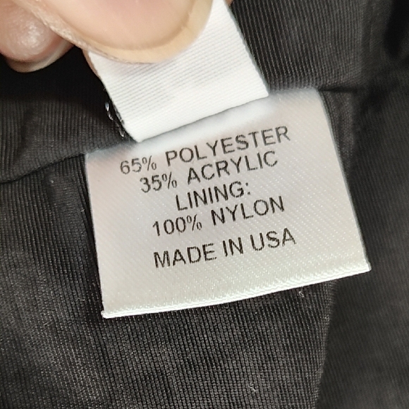 Nomi Black Women Sherpa Jacket size Small Black - Picture 9 of 14